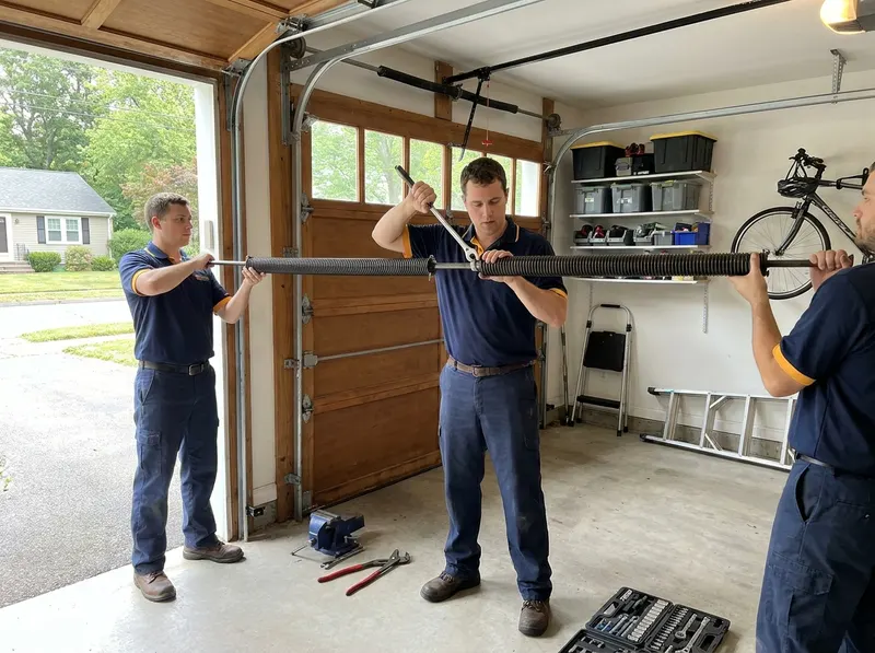 Broken Torsion Spring Replacement in Amherst, MA