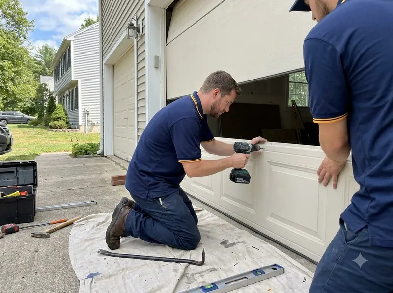 Garage Door Panel Replacement in Amherst, MA