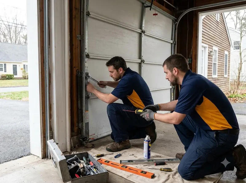 Garage Door Tune-Up and Safety Adjustment in Amherst, MA